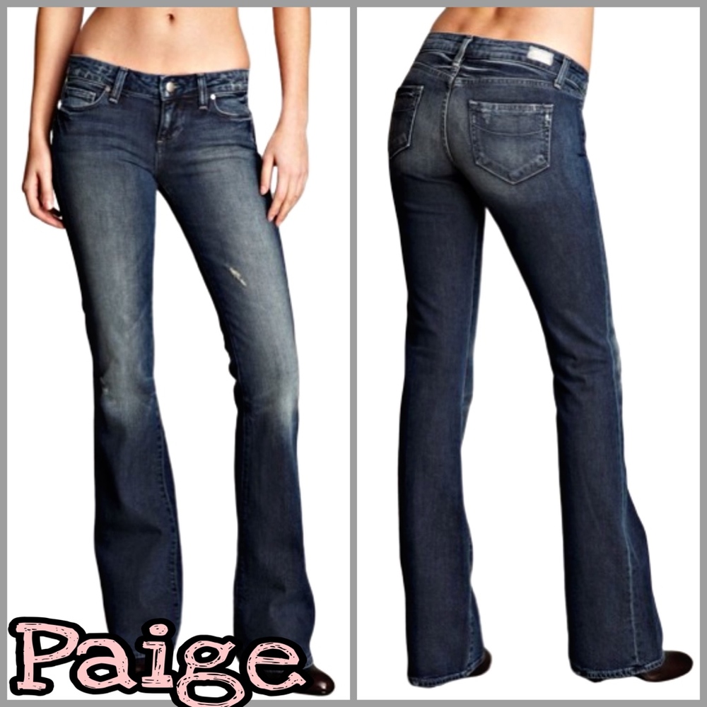 PAIGE | Laurel Canyon Boot Cut Denim Jeans SZ 27W